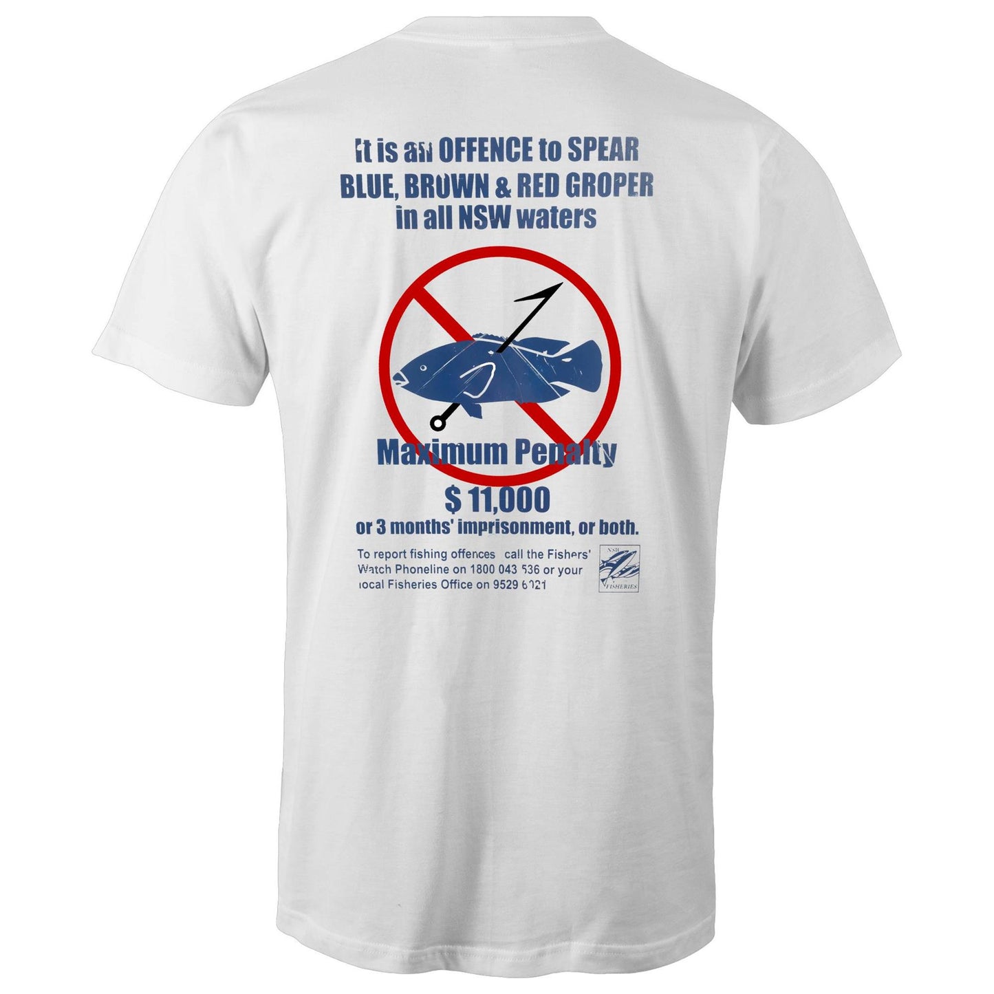Save The Groper Print Tee