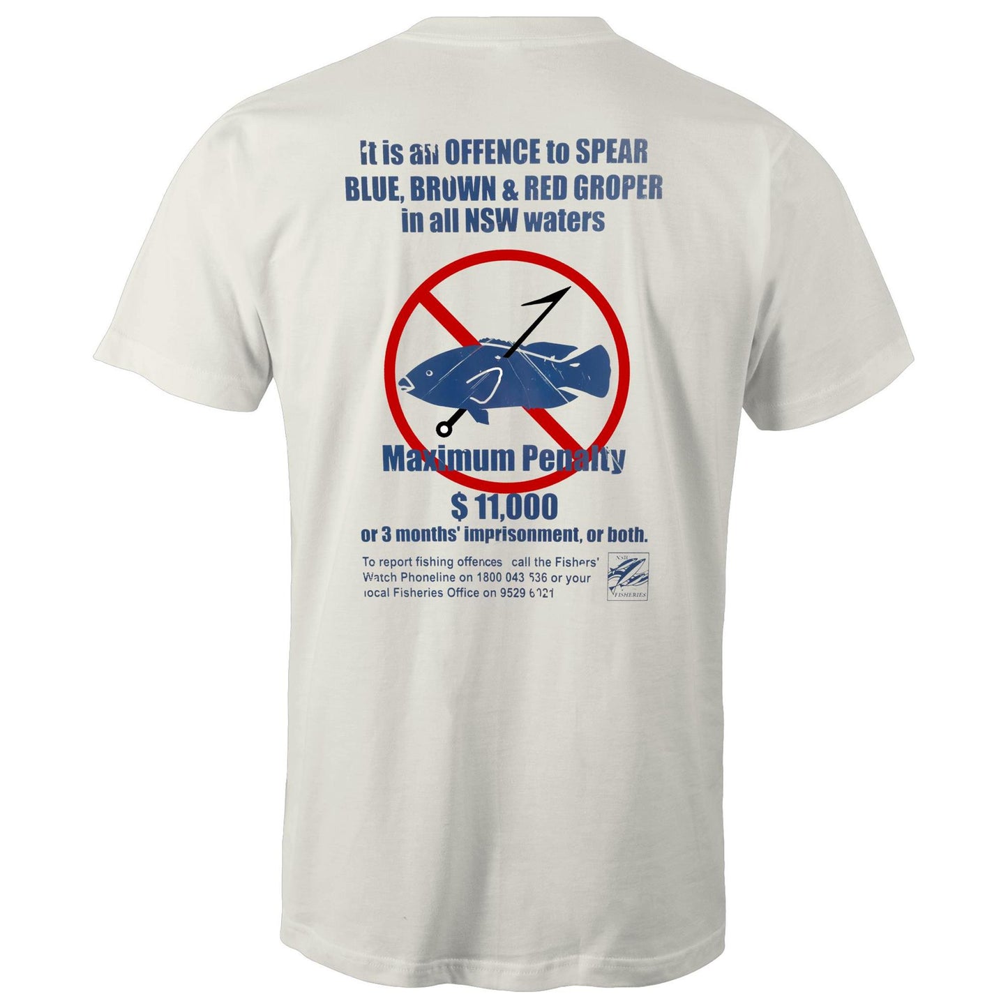 Save The Groper Print Tee
