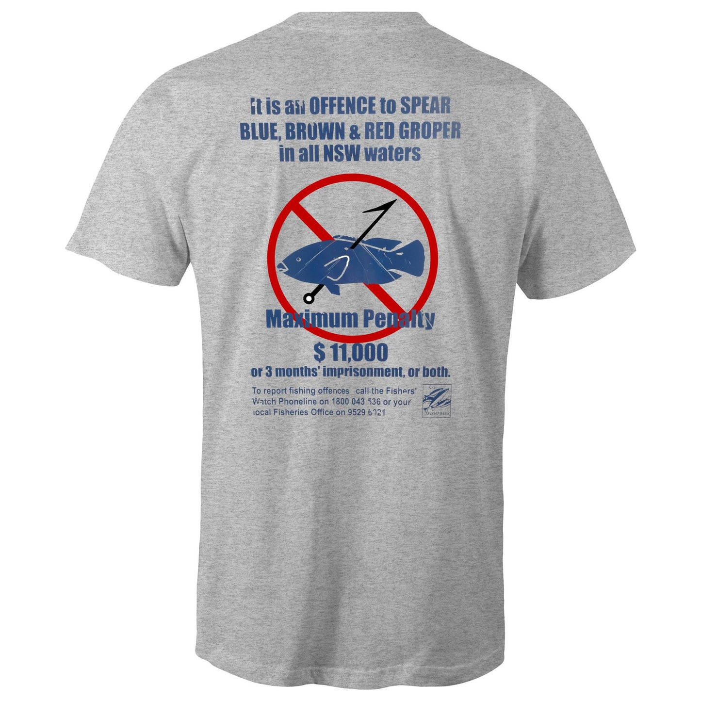Save The Groper Print Tee