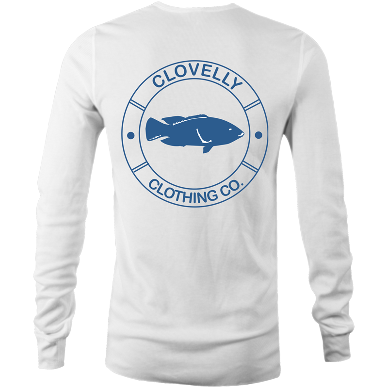 Cloey Lifesaver Print Tee - Long Sleeve Mens